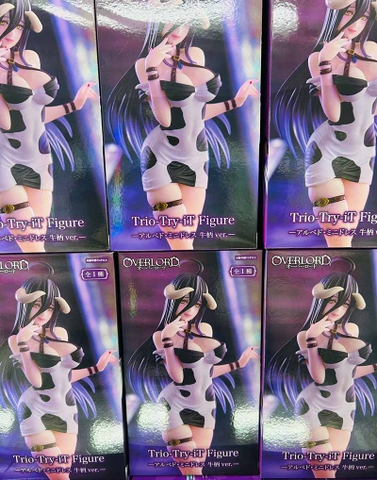 MÔ HÌNH Albedo - Overlord - Trio-Try-iT Figure - Mini Dress, Cow Print Ver. (FuRyu) FIGURE CHÍNH HÃNG