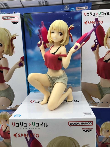 MÔ HÌNH Nishikigi Chisato - Lycoris Recoil - Espresto Aqua Twinkle (Bandai Spirits) FIGURE CHÍNH HÃNG