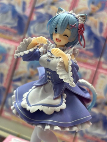 MÔ HÌNH Rem - Re:Zero Kara Hajimeru Isekai Seikatsu - Coreful Figure - Nekomimi Maid ver., Renewal (Taito) FIGURE CHÍNH HÃNG