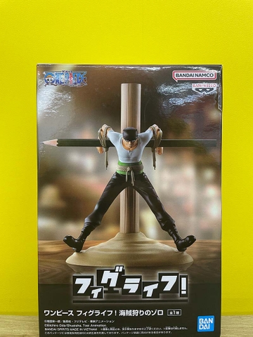 MÔ HÌNH Roronoa Zoro - One Piece - FigLife! (Bandai Spirits) FIGURE CHÍNH HÃNG