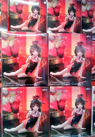 MÔ HÌNH Yuuki Mikan -  To LOVEru Darkness - Desktop Cute Chinese Dress Ver. (Taito) FIGURE CHÍNH HÃNG