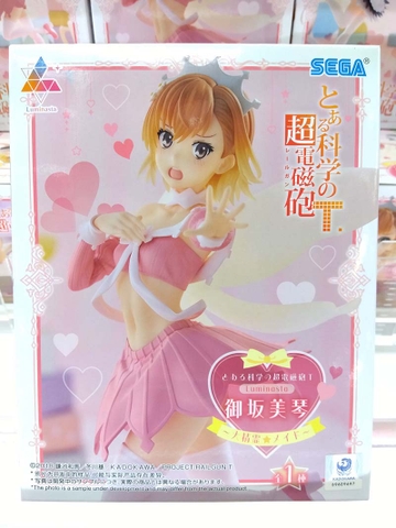 MÔ HÌNH Misaka Mikoto - To Aru Kagaku no Railgun T - Luminasta - Dai Seirei☆Maid (SEGA) FIGURE CHÍNH HÃNG