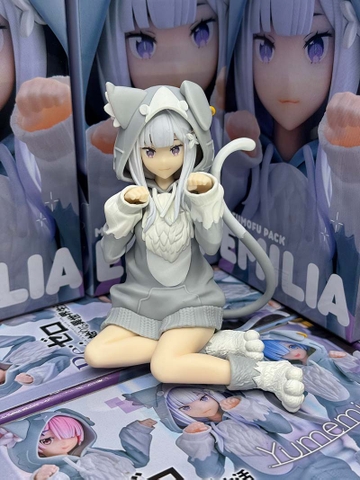 MÔ HÌNH Emilia - Re:Zero kara Hajimeru Isekai Seikatsu - Yumemirize - MofuMofu Pack (Sega Fave) FIGURE CHÍNH HÃNG