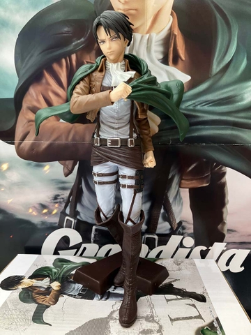 MÔ HÌNH Levi - Attack on Titan - Grandista (Bandai Spirits) FIGURE CHÍNH HÃNG