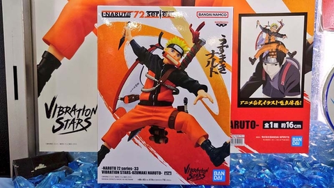 MÔ HÌNH Uzumaki Naruto - Naruto Shippuuden -  Vibration Stars - Naruto 72 Series, 33 (Bandai Spirits) FIGURE CHÍNH HÃNG