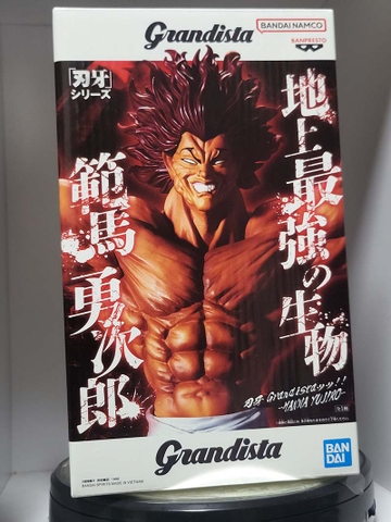 MÔ HÌNH Hanma Yujiro - Grappler Baki - Grandista (Bandai Spirits) FIGURE CHÍNH HÃNG
