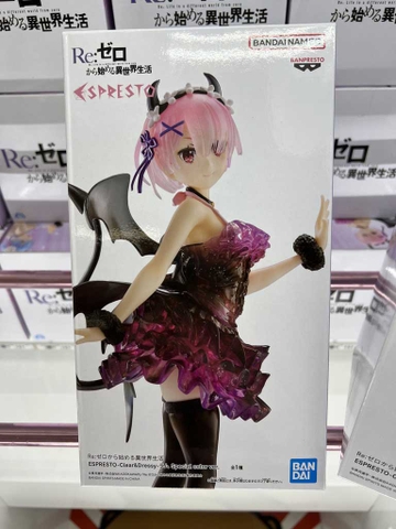 MÔ HÌNH Ram - Re:Zero kara Hajimeru Isekai Seikatsu - Espresto - Espresto est (Clear & Dressy) - Special Color Ver. (Bandai Spirits) FIGURE CHÍNH HÃNG
