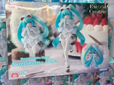 MÔ HÌNH HATSUNE MIKU - PIAPRO CHARACTERS - Exc∞d Creative - SWEET SWEETS - Noël (FuRyu) FIGURE CHÍNH HÃNG