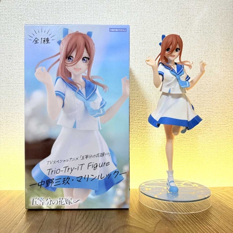 MÔ HÌNH Nakano Miku - Gotoubun no Hanayome∽ - Trio-Try-iT - Marine Look (FuRyu) FIGURE CHÍNH HÃNG