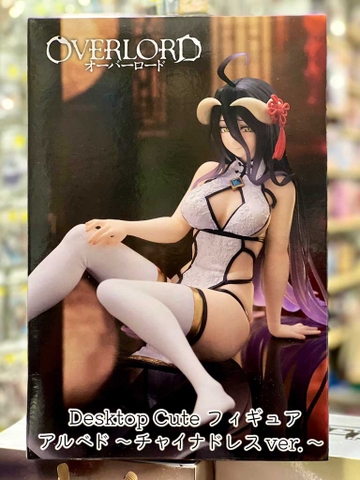 MÔ HÌNH Albedo - Overlord - Desktop Cute - China Dress ver. (Taito) FIGURE CHÍNH HÃNG
