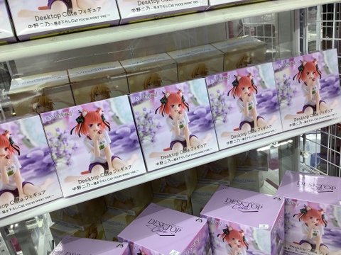 MÔ HÌNH Nakano Nino - Gotoubun no Hanayome ∬ - Desktop Cute - Cat Room Wear Ver. (Taito) FIGURE CHÍNH HÃNG