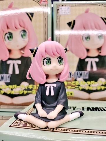 MÔ HÌNH Anya Forger - Spy × Family - Noodle Stopper Figure - Sitting on the Floor, Smile Ver. (FuRyu) FIGURE CHÍNH HÃNG