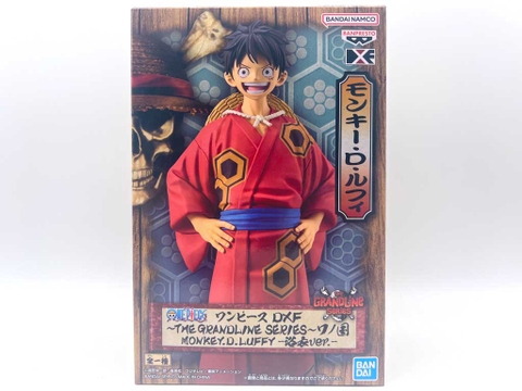 MÔ HÌNH Monkey D. Luffy - One Piece - DXF Figure - The Grandline Series - Wano Country - Yukata Ver. (Bandai Spirits)FIGURE CHÍNH HÃNG