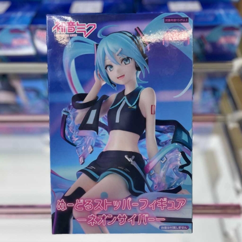MÔ HÌNH Hatsune Miku - Vocaloid - Noodle Stopper Figure - Neon Cyber (FuRyu) FIGURE CHÍNH HÃNG