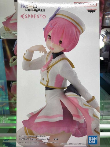 MÔ HÌNH Ram - Re:Zero kara Hajimeru Isekai Seikatsu - Espresto - Stage Costumes Ver. (Bandai Spirits) FIGURE CHÍNH HÃNG