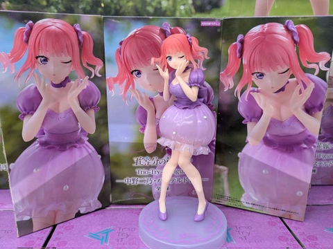 MÔ HÌNH Nakano Nino - Gotoubun no Hanayome∽ - Trio-Try-iT - Pastel Dress (FuRyu) FIGURE CHÍNH HÃNG