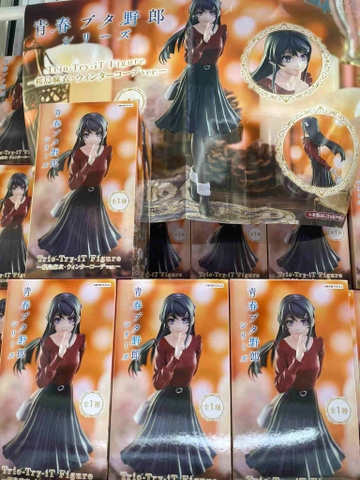 MÔ HÌNH Sakurajima Mai - Seishun Buta Yarou wa Bunny Girl Senpai no Yume wo Minai - Trio-Try-iT - Winter Coord ver. (FuRyu) FIGURE CHÍNH HÃNG
