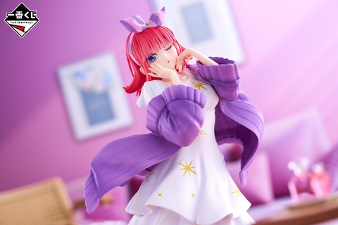 MÔ HÌNH Nakano Nino - Gotoubun no Hanayome - Ichiban Kuji(B Prize) - Snow Room Wear (Bandai Spirits) FIGURE CHÍNH HÃNG
