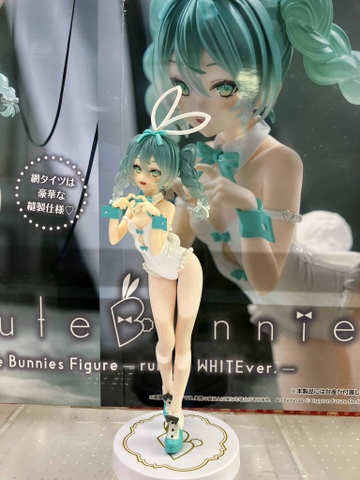 MÔ HÌNH Hatsune Miku - Vocaloid - BiCute Bunnies - Rurudo, White ver. (FuRyu) FIGURE CHÍNH HÃNG