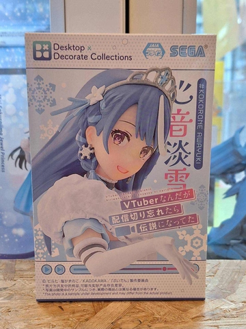 MÔ HÌNH Kokorone Awayuki - VTuber Nandaga Haishin Kiri Wasuretara Densetsu ni Natteta. - Desktop×Decorate Collections (SEGA) FIGURE CHÍNH HÃNG