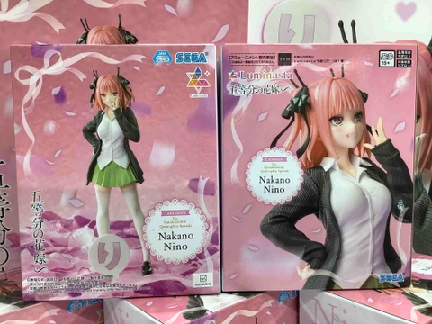 MÔ HÌNH Nakano Nino - Gotoubun no Hanayome ∬ - Luminasta (SEGA) FIGURE CHÍNH HÃNG