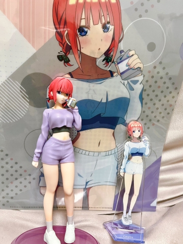 MÔ HÌNH Nakano Nino - Gotoubun no Hanayome ∬ - Fascinity Figure - Gym Date Style (Fukuya) FIGURE CHÍNH HÃNG