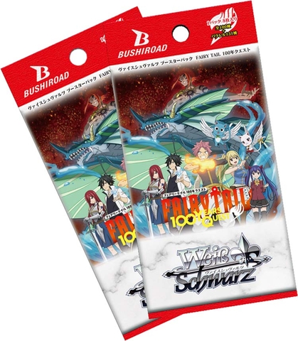 THẺ BÀI Weiss Schwarz - Booster Pack - FAIRY TAIL 100 Year Quest PACK CARD CHÍNH HÃNG