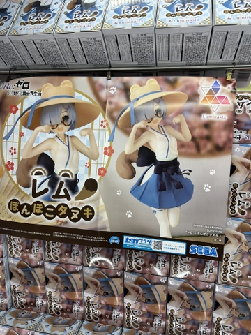 MÔ HÌNH Rem - Re:Zero kara Hajimeru Isekai Seikatsu - Luminasta - Ponpoko Tanuki (SEGA) FIGURE CHÍNH HÃNG