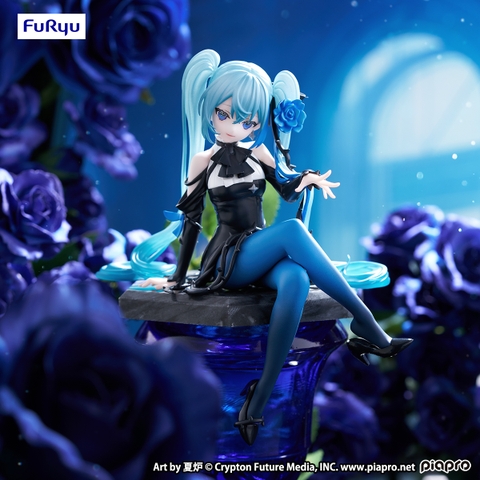 MÔ HÌNH Hatsune Miku - Vocaloid - Flower Fairy - Noodle Stopper Figure - Ao Bara (FuRyu)FIGURE CHÍNH HÃNG
