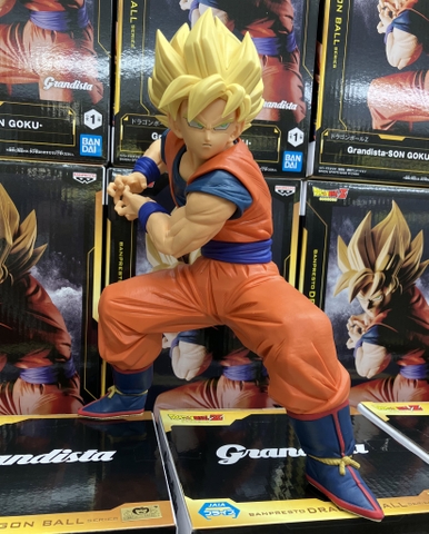 MÔ HÌNH Son Goku SSJ - Dragon Ball Z - Grandista (Bandai Spirits) FIGURE CHÍNH HÃNG
