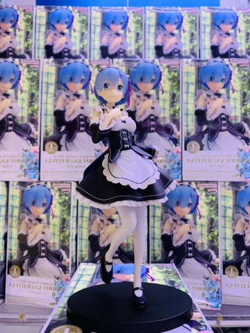 MÔ HÌNH Rem - Re:Zero kara Hajimeru Isekai Seikatsu - Glitter & Glamours (Bandai Spirits) FIGURE CHÍNH HÃNG