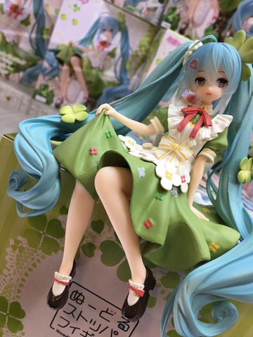 MÔ HÌNH Hatsune Miku - Vocaloid - Flower Fairy - Noodle Stopper Figure - Clover (FuRyu) FIGURE CHÍNH HÃNG