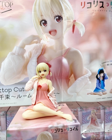 MÔ HÌNH Nishikigi Chisato - Lycoris Recoil - Desktop Cute - Room Wear ver. ( Taito ) FIGURE CHÍNH HÃNG
