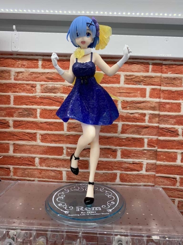 MÔ HÌNH Rem - Re:Zero kara Hajimeru Isekai Seikatsu - Precious Figure - Clear Dress ver., Renewal (Taito)FIGURE CHÍNH HÃNG