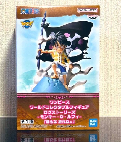 MÔ HÌNH Monkey D. Luffy - One Piece - Log Stories - World Collectable Figure - Hora na Ore ne (Bandai Spirits)FIGURE CHÍNH HÃNG