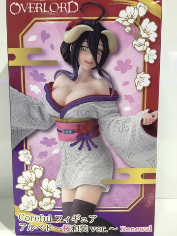 MÔ HÌNH Albedo - Overlord IV - Coreful Figure - Sakura Wasou Ver, Renewal (Taito)FIGURE CHÍNH HÃNG