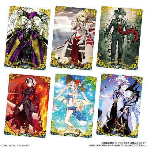 THẺ BÀI Fate/Grand Order - Twin Wafer Special Bullet 2025 (Shokugan)[Bandai] CHÍNH HÃNG