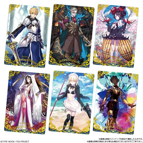 THẺ BÀI Fate/Grand Order - Twin Wafer Special Bullet 2025 (Shokugan)[Bandai] CHÍNH HÃNG
