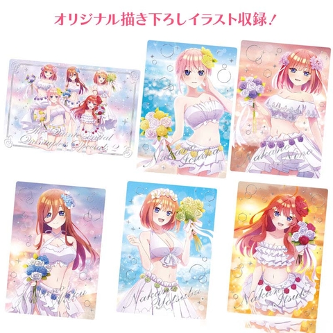 THẺ BÀI Eiga Gotoubun no Hanayome - Wafer Card (BANDAI) CHÍNH HÃNG