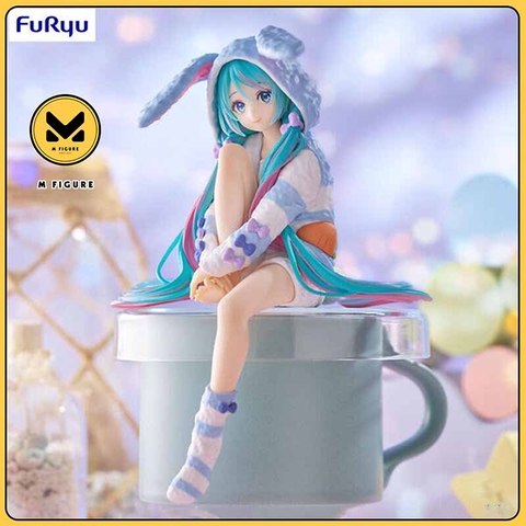 MÔ HÌNH  Hatsune Miku - Piapro Characters - Usamimi Pajama, Blue Ver. (FuRyu) FIGURE CHÍNH HÃNG