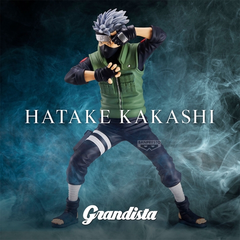 MÔ HÌNH Hatake Kakashi - Naruto Shippuuden - Grandista (Bandai Spirits) FIGURE CHÍNH HÃNG