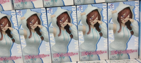 MÔ HÌNH Nakano Miku - Gotoubun no Hanayome∽ - Fascinity Figure - Nekomimi Hoodie (Fukuya) FIGURE CHÍNH HÃNG