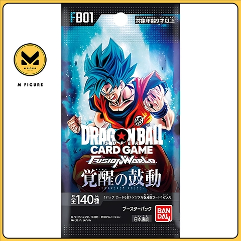THẺ BÀI DRAGON BALL SUPER CARD GAME Fusion World - Booster Pack - Pulse of Awakening [FB01] PACK CARD CHÍNH HÃNG