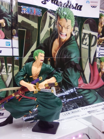 MÔ HÌNH Roronoa Zoro - One Piece - Grandista (Bandai Spirits) FIGURE CHÍNH HÃNG