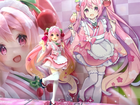 MÔ HÌNH Hatsune Miku - Vocaloid - Coreful Figure - Sakura, Wafuu Kissa ver. (Taito) FIGURE CHÍNH HÃNG