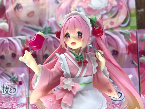 MÔ HÌNH Hatsune Miku - Vocaloid - Coreful Figure - Sakura, Wafuu Kissa ver. (Taito) FIGURE CHÍNH HÃNG