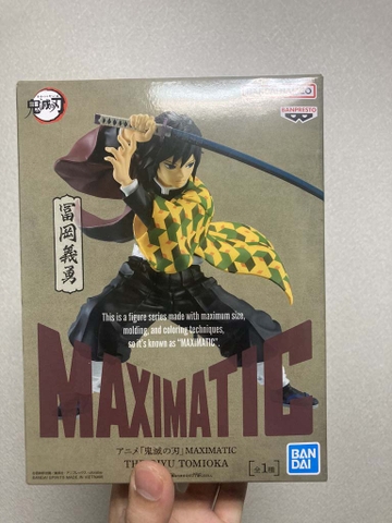 MÔ HÌNH Tomioka Giyuu - Kimetsu no Yaiba - Maximatic (Bandai Spirits)FIGURE CHÍNH HÃNG