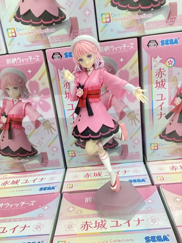 MÔ HÌNH Akagi Yuina - Maebashi Witches - Desktop×Decorate Collections (Sega Fave) FIGURE CHÍNH HÃNG