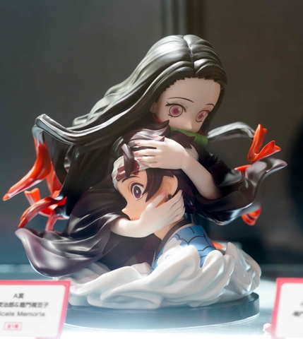 MÔ HÌNH Kamado Nezuko - Kamado Tanjirou - Kimetsu no Yaiba - ArtScale Memoria - Bust - Ichiban Kuji - Ichiban Kuji Kimetsu no Yaiba ~Tsunaida Kiseki~ (A Prize) (Bandai Spirits) FIGURE CHÍNH HÃNG