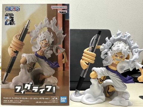MÔ HÌNH Monkey D. Luffy - One Piece - FigLife! (vol.1) - Gear 5 (Bandai Spirits)FIGURE CHÍNH HÃNG